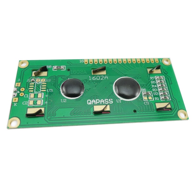 Ferwooh وحدة عرض LCD 1602 2PCS DC 5V شاشة LCD 16×2 وحدة LCM ضوء خلفي أزرق تحكم HD44780 - Image 5